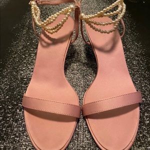 💗 Colin Stuart: Faux Pearl/Strapped Heels 💗